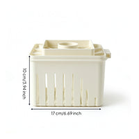 Easy to Clean Yogurt Filter Container Reusable Greek Yogurt Maker Creamy Whey Separator Smooth for Home Food Prep, Kitchen