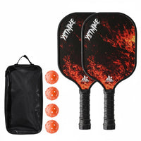 Long-Lasting Wood Construction Wooden Pickleball Paddles Non-Slip Grip Pickleball Paddle Kit Breathable Handle Sports Equipment Lightweight Design for Outdoor