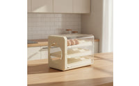 Egg Dispenser with Rolling Trays Clear Tray Food-Grade for Kitchen