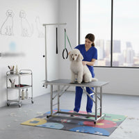 Grooming Table Restraint Support Stainless Steel Grooming Table Clamp Support Sturdy-Duty for Home