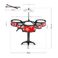 Jazz Drum Toy Kit Cymbal Included Toy Jazz Drum Kit Standing Frame Tripod Base