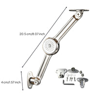Lift-up Hinge Polished Cabinet Door Lift Stay Cabinet Door Support Arm Mechanical Hardware Corrosion-Resistant for DIYers
