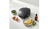 Compact Clamshell Omelette Maker Indicator Lights Electric Omelette Maker Hinged Lid Frittata Pan 1000 W