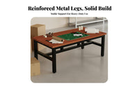 Double Layer Assembly Firm Table and Solid Construction Heavy Duty Packing Desk Wear-Resistant 2-Tier Workbench for Technicians, Factory, Lab