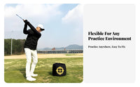 Quiet Design Golf Swing Training Bag Posture Correction Silent Golf Smash Bag Portable for Beginners, Home Practice, Driving Range, Outdoor