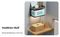 Face Towel Dispenser surfaceMounted Bathroom Organizer lint-no-drillguard for Vanity Area