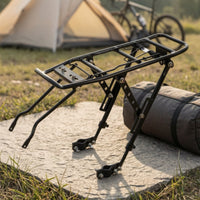 Two-Wheeler Rear Rack Aluminum Alloy Rear Bike Rack Heavy-Duty for Commuters, Mountain Bikes