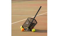 Adjustable Tennis Ball Picker with Mesh Basket Ergonomic Tennis Ball Collector with Detachable Basket Sturdy Easy to Use for Players, Coaches