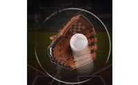 Baseball Glove Litchi-Grain Baseball Glove Softball Glove Open-Back Thickened for Beginners, Backyard Catch