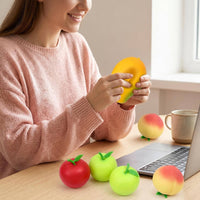 6 Pieces Slow-Rising Squishy Squeezable Squishy Toy Food Press Toy Super Soft Fidget Toys Sensory for Office, Classroom