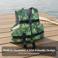 EPE Foam Flotation Vest Lightweight children's Flotation Vest Kids Aquatic Vest Comfortable Fit children's Buoyancy Aid