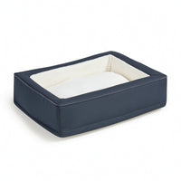 Rectangular Cat Bed Structured Cat Bed with Cushion Cozy for Small Pets, Indoor