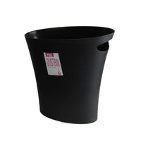 Slim Oval Waste Bin for Kitchen, Bathroom, Bedroom, Living Room - Narrow Space Trash Can