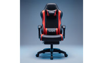 Ergonomic Gaming Chair Padded Reclining Chair with Support Height-Adjustable for Office Workers, Students, Bedroom
