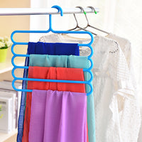 Multi-layer Non-slip Hanger for Trousers, Scarves, and Ties - Space-Saving Wardrobe Organizer