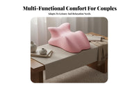 Romantic Positioning Wedge Multi-Position Use Memory Foam Romantic Pillow Non-Slip Bottom Couples Support Cushion for Stomach Sleepers, Lounging