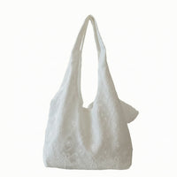 Slouchy Shoulder Tote Feminine Handbag Boho for Casual Outings, Beach, Women