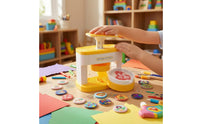 Pattern Sheets Badge Making Kit Includes Cutter Manual Badge Press Compact Button Making Machine Plastic