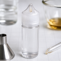Gorilla V2/V3 Child-Resistant PET Chubby Unicorn Bottle with Flat Cap for E-Liquids