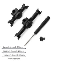 2 Pieces Upgrade Part Brass Axle Housing Long-Lasting RC Crawler Axle Wear-Resistant for Rock Crawling
