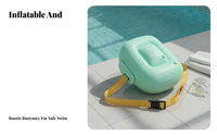 Inflatable Back Float Thickened Material Kids Adjustable Back Float Confidence Building Swim Training Bubble for Children, Adults, Backyard Pool, Lake
