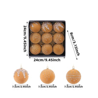 Christmas Ornament Ball Decorative Christmas Ball Ornament Easy to Hang for Holiday Wreath