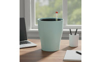 Prevents Overwatering Self-Watering Flower Pot Compact Size Self Watering Pot Modern Design Lazy Person's Planter High Temperature Resistant for Busy People, Office Workers, Windowsill, Balcony
