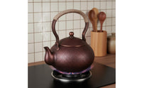 Heat-Resistant Handle Handmade Copper Tea Pot Gift Option Handmade Copper Tea Kettle for Stovetop