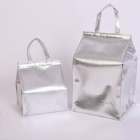Travel Bag and Cool Bag for Food Storage, Thickened Laminated Film Picnic Bag with Hook and Loop, Large Capacity Delivery Bag, Food Bag Men