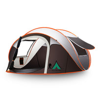 Automatic Pop-Up Camping Tent for 3-4 People, Portable Folding Beach Shelter