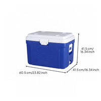 Insulated Ice Storage Bin Food Grade Portable Chilled Container Thick Insulation Layer Outdoor Gear for Street Vendors, Drivers, Market Stall, Camping