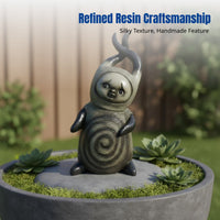 Creative Extended-Horn Elf Doll, Resin Statue, Desktop & Garden Decor
