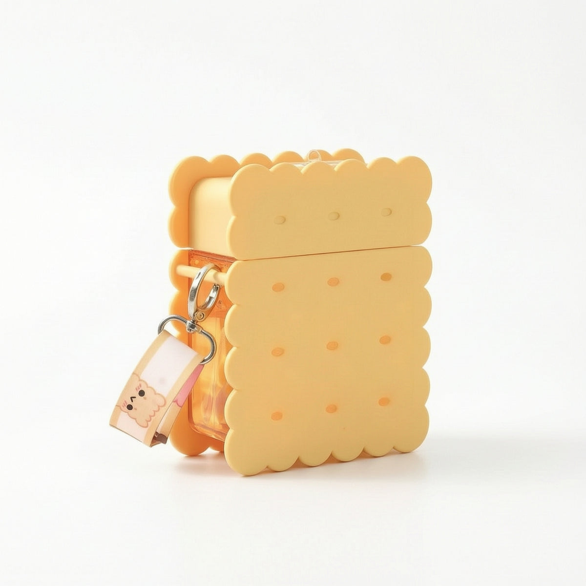 Cookie Shaped Cup Detachable Cup with Shoulder Strap Clear for Outings, Picnics