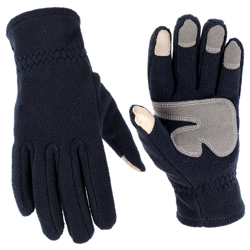 Winter Warm Fleece Touchscreen Gloves for Men and Women - Outdoor Cycling, Hiking, Skiing