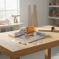 Router Table Insert Plate with Fence Aluminum Router Table Insert Plate Smooth for Carpenters