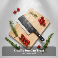 Chinese Culinary Hatchet Multi-Functional Meat and Vegetable Culinary Hatchet Multipurpose Stainless Steel Kitchen Cut per for Chefs