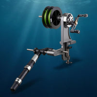 Clamp-on Reel Winder Metal Frame Adjustable   Stable Outdoor Gear