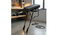 Aluminum Alloy Bike Rack with Quick-Release Clamps Lightweight Rear Rack with Support Arms Sturdy Long-Lasting for Commuters, Cyclists, Commuting, Touring