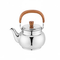 Stovetop Teapot with Infuser Anti-Scald Handle Stainless Steel Teapot Water Boiling Pot for Outdoor