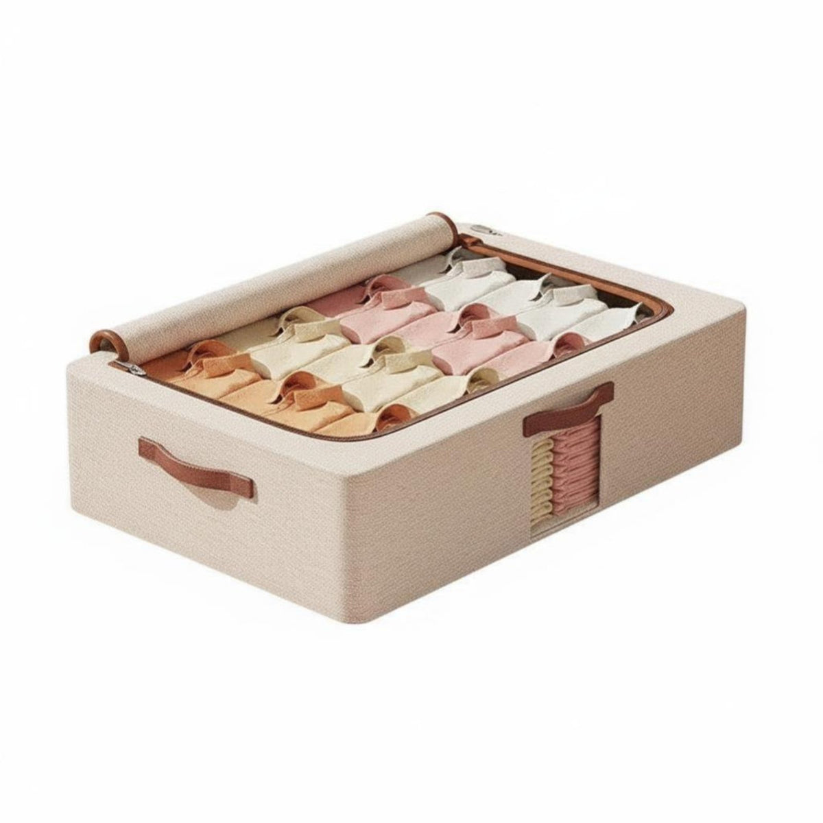 Rolling Under-Bed Box foldable Under-Bed Rolling container Large Capacity