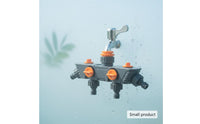 4 Outlet Hose Splitter Easy to Install Garden Splitter Individual Shut off Valves Hose for Yard