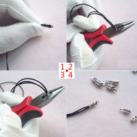 DIY Jewelry Making Kit with Tools, Pliers, and Assorted Findings for Bracelets & Necklaces