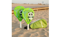 Kids Coastal Paddleball Racket Lightweight Carbon Fiber Beach Racket Easy Control Children's Panda Graphic Paddle for Beginners, Outdoor, Playground