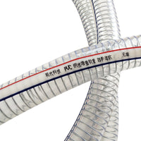 Clear PVC Steel Wire Reinforced Hose for Water and Oil Transfer, Low Temperature Resistant