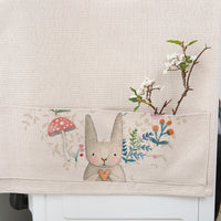 Printed Waterproof Dust Cover for Washing Machine or Refrigerator, Linen Blend Fabric