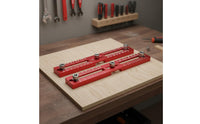 Precise Measurement Drawer Pull Drilling Guide Aluminum Alloy Cabinet Hardware Jig Multi-Functional Woodworking T-Square Ruler Clear Scale for Furniture Making, Workshop