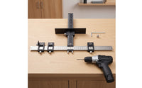 Cabinet Hardware Jig Adjustable Cabinet Handle Jig High Precision Tool for Carpenters, Workshop