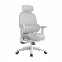 Support Ergonomic Desk Seat Compact Size Swivel Chair Rolling Casters Office Furniture Adjustable Armrests for Telecommuting Workers, Students, Adults, Small Living Areas, Study Room