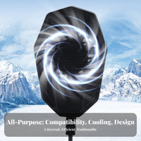 Quiet Operation Gaming Phone Cooling Fan Universal Compatibility Back Clip Phone Heat Sink Portable for Gamers, Vlogging, Visual Calls, Home