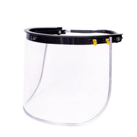 Aluminum Bracket Face Shield for Dust and Splash Protection, PVC/PC Visor, Requires Hard Hat